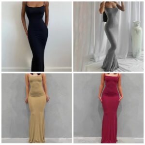 SLIM FIT MAXI DRESS
