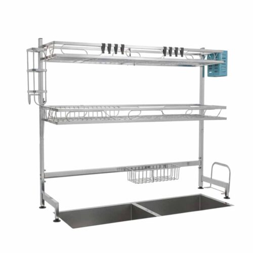 3-Tier Over-the-Sink Dish Drying Rack